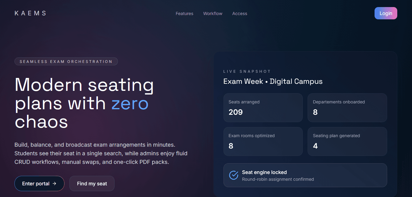 Exam Management System